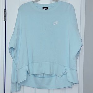 light blue nike sweatshirt in a size medium!